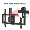 Adjustable Ceiling TV Mount Bracket, Monitor Bracket, TV Lift, Fits 37-85inch TVs, Max VESA 600x400mm, with Loading 176 Lbs view 3