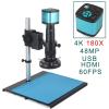 JOEBO Microscope Kit 48MP 4K USB Digital Video Monocular Microscope Camera Continus Zoom 180X C-Mount Microscope Lens Adapters(A Set 180X) view 2