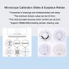 JOEBO Microscope Kit 0.1mm Eyepiece Optical Glass Calibration Slides Micrometer Microscope Lens Adapters(Diameter 20mm) view 3