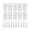 10 Magnetic Security Alarm Sensors, 120Db Siren, DIY Wireless Entry Alert System for Home and Business, Quick Installation view 1