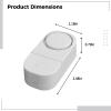 10 Magnetic Security Alarm Sensors, 120Db Siren, DIY Wireless Entry Alert System for Home and Business, Quick Installation view 4