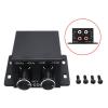 Car Amplifier Stereo Subwoofer Bass Control Knob Sub Gains Equalizers Regulator Frequency Controller Line Levels Adjust view 3
