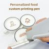 YXKJZHF Mini Handheld Food Printer, Edible Inkjet Printer for Cakes, Bread, Coffee, Digital Inkjet Photo Print Pen view 2