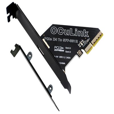 Sintech PCIe 4.0 x4 to Oculink,Oculink SFF-8611 to PCI-e Adapter Card with Low Profile Bracket for eGPU Dock Mimi Pc