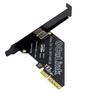 Sintech PCIe 4.0 x4 to Oculink,Oculink SFF-8611 to PCI-e Adapter Card with Low Profile Bracket for eGPU Dock Mimi Pc view 2