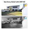 VORGUT Wired Security Camera System Outdoor, 4CH 5MP Lite AHD DVR with 500G Hard Drive, 4 x 3MP Wired CCTV Camera, Indoor/Outdoor Surveillance DVR Kit with Human Detection, Night Vision view 3