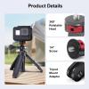 Mechrig Tripod Mount Adapter Conversion Kit for Insta360 X4 X3/DJI Osmo Pocket 3/Gopro Hero,2pcs 1/4" Camera Mount Adapter for Tripod,Selfie Stick,Stabilizer & Action Gear view 3