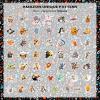100Pcs Cartoon Music&Animals Stickers, Waterproof Musical Instrument Sticker for Water Bottle Laptop Phone Cases Planner Skateboard Luggage Helmet Party Favor Decor, Ideal for Adults Teens view 2