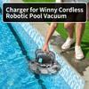 12.6V Charger for Winny Pool Cleaner, Replacement Charger Compatible with Winny 200 SE HJ1102 Cordless Robotic Pool Vacuum Power Cord view 4