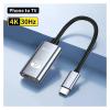 4K USB Type C to HDMI Adapter USB 3.1 HUB HDTV Converter Cable Compatible with The Tablet to TV Monitor Projector(2m 4K 30Hz) view 2