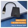 1080P USB 3.0 to HDMI-Compatible Converter Multi Display Graphic Adapter Compatible with The PC Projector External Video Card view 2