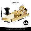 Putikeeg CW Telegraph Key - Heavy Duty Aluminum Alloy Classical Morse Code Key, Shortwave Radio Ham Send Telegram Practice Oscillator Straight Key (Purple) view 3