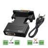 ACGTUY HDMI-Compatible to Converter with 3.5mm Cable Compatible with The PC TV Monitor Projector 1080P Female to HD Male Adapt(with Audio Cable1) view 2