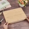 UNICRAFTALE Wooden Book Press Bookbinding Brown Rectangle Bamboo Portable Book Press Bookbinding Tool Flat Paper Press Machine for Bookbinding Supplies DIY Handmade Paper Press 14.69"x11.34"x0.33" view 2