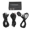 HDMI KVM Switch, 4 USB 2.0 Ports 1 Monitors 2 Computers 4K@60Hz, HDMI Switcher with 2 USB Cables for Home Theater, Gaming and Entertainment view 1