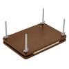 UNICRAFTALE Wooden Book Press Bookbinding Brown Rectangle Bamboo Portable Book Press Bookbinding Tool Flat Paper Press Machine for Bookbinding Supplies DIY Handmade Paper Press 22x15.1x0.8cm view 1