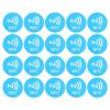20pcs NFC Stickers 125KHz Anti Interference ID Phone NFC Sticker for Access Control Home Assistant (Blue) view 1