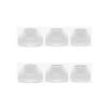 6pcs Silicone Ear Tips Fit for Sony WI-C400 WI-C300 C300 C400 Ear Tips Replacement Earcup Sleeve S/M/L in Ear Buds Earplug(Transparent White) view 1