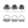 6pcs Silicone Ear Tips Fit for Sony WI-C400 WI-C300 C300 C400 Ear Tips Replacement Earcup Sleeve S/M/L in Ear Buds Earplug(Transparent White) view 3