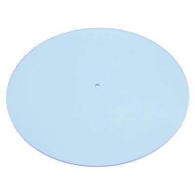 Acrylic Turntable Mat,12 Inches LP Players Reduced Noise Improves Sound Quality, Provides Tighter Bass Record Player Mat (Light Blue)