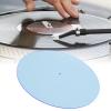 Acrylic Turntable Mat,12 Inches LP Players Reduced Noise Improves Sound Quality, Provides Tighter Bass Record Player Mat (Light Blue) view 4