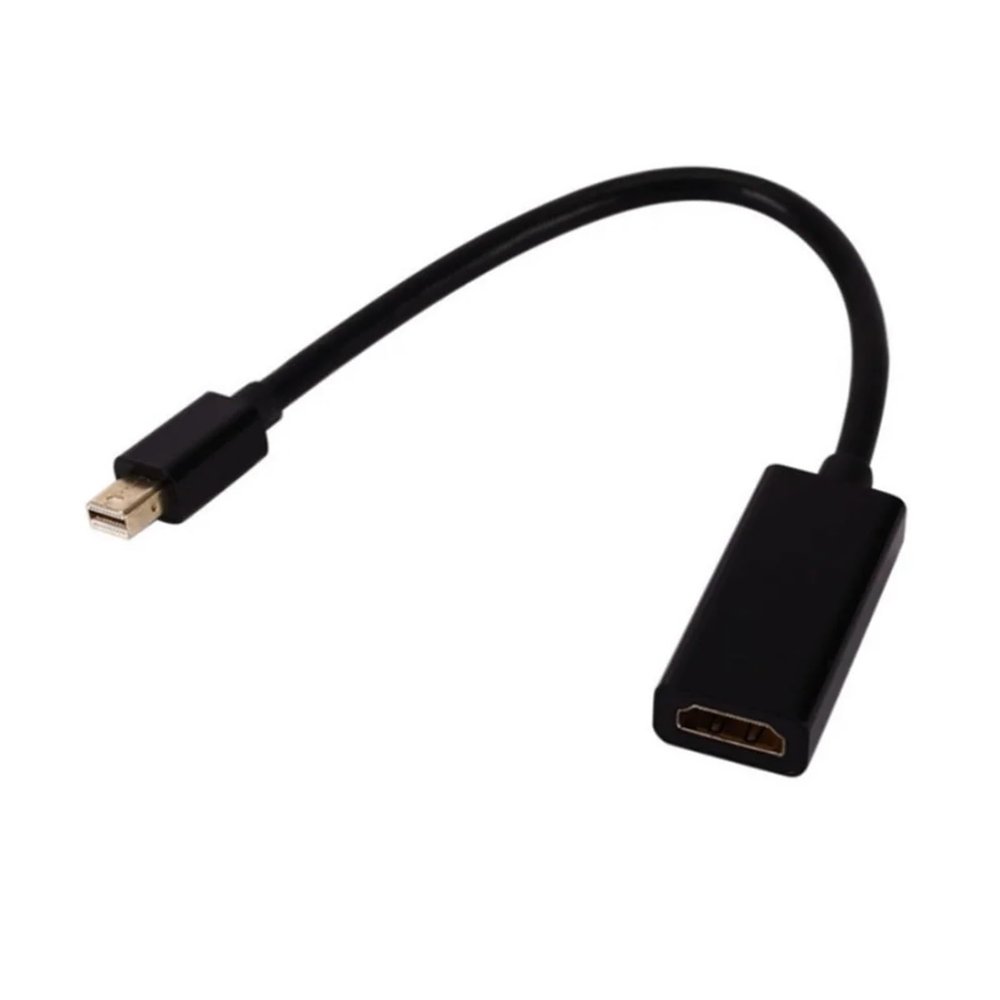 ACGTUY M/i/ni Thunderbolt to HDMI-Compatible Adapter 1080p M/i/ni Display Port DP to HDMI-compatble Converter Compatible with The Pro Air(Black)