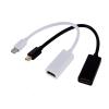 ACGTUY M/i/ni Thunderbolt to HDMI-Compatible Adapter 1080p M/i/ni Display Port DP to HDMI-compatble Converter Compatible with The Pro Air(Black) view 2
