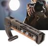 Brazilian Wooden Camera Top Handle Grip with Attachable Hex Wrench - Ergonomic Design, Sturdy Aluminum Alloy, Compatible with Camera Cages view 1