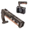 Brazilian Wooden Camera Top Handle Grip with Attachable Hex Wrench - Ergonomic Design, Sturdy Aluminum Alloy, Compatible with Camera Cages view 2