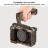 Brazilian Wooden Camera Top Handle Grip with Attachable Hex Wrench - Ergonomic Design, Sturdy Aluminum Alloy, Compatible with Camera Cages view 4