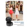 Remote Control for TikTok Scrolling Ring, Page Turner for iOS Android Phones APP, Wirelesss Bluetooth5.3 Camera Video Recording Remote with Charging Case, Black view 2