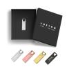 Personalized Metal USB Flash Drive, Elegant Custom Engraved Thumb Drive, Perfect for Corporate Branded Gifts, Promotional Giveaways, Event Keepsakes, with Optional Luxury Gift Packaging (128GB,50PCS) view 3