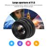 35mm Camera Lens F1.6 Large Aperture C Mount Manual Center for Mirrorless Camera, Sturdy Portable Alloy Construction, MC Multi Layer Coating, 12 Aperture Blades view 3