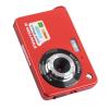 8X Zoom Card Digital Camera 5MP with 2.7in LCD, Supports 32GB Memory, Builtin Microphone for Clear Audio Recording (Red) view 3