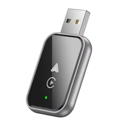 2025 ZESOZ New Mini Wireless CarPlay Adapter, 2-in-1 Android Auto Compatible, Mini Plug and Play Converter