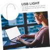 ARTIBETTER 4pcs USB Gooseneck Led Keyboard Lamp Portable Night Light for Reading Brightness Eye-Caring Design for Home Office and Travel view 4