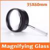Lab Microscope Accessories 35 60mm Metal Pocket Handheld Magnifier for Reading Glasses Jewelry view 2