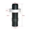 JOEBO Microscope Kit 13MP 1080P HDMI USB Industrial Video Microscope Camera 1X-130X Zoom C Mount Lens Remote Control for Digital Image Acquisition Microscope Lens Adapters(130X Lens 50MM) view 2