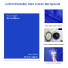 Blue Screen Backdrop Kit, Portable Bluescreen Background with T-Shaped Stand, 5 Clamps & Carrying Bag for Photography, Streaming, Zoom, Gaming, (Blue, 6.5 Feet X 5.0 Feet) view 3