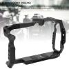 Camera Cage, Video Filmmaking Stabilizer Rig, Aluminium Alloy Extension Frame with Cold Shoe Mount, Camera Video Rig Cage Movie Making Kit for BMPCC 6KPro view 2