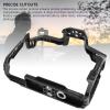 Camera Cage, Video Filmmaking Stabilizer Rig, Aluminium Alloy Extension Frame with Cold Shoe Mount, Camera Video Rig Cage Movie Making Kit for BMPCC 6KPro view 4