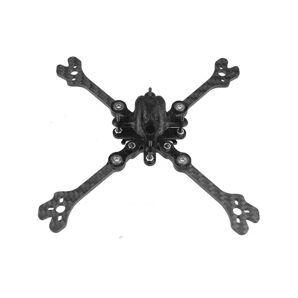 135mm Wheelbase Carbon Fiber Frame Kit Compatible With 1104-1506 Motors Compatible With 3inch Paddles And Camera Cover Options(With Black Cover)