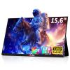 15.6''Portable Monitor for latop ,2K FHD 60HZ Laptop Monitor Screen,USB-C and HDMI Inputs, Ultra-Slim IPS Panel with HDR and Premium Smart Cover & Speakers for Laptop,PC,Phone,PS4/5,Switch,Mac,Xbox view 1