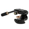 Aluminum Alloy 3 Way Damping Video Tripod Head, Pan Bar Handle, Supports 360 Panoramic Shooting, Quick Load Plate with Non Slip Rubber, for DSLR Camera, Tripods, Monopod view 2