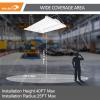 RUN BISON Ceiling Sensor PIR Occupancy Motion Detector for LED Linear High Bay Light, 40 FT Ceiling and 50 FT Wall Mount Detection Diameter, Commercial/Industrial Grade, 2 Pack view 3