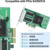 1000Mbps Gigabit Ethernet Converged Network Adapter (NIC) with Intel I350 Chip | Ethernet PCI Express NIC Network Card | Quad Copper RJ45 Ports | PCI Express 2.1 X4 | Compare to Intel I350-T4, 2-Pack view 2
