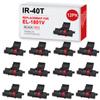 IR40T Calculator Ink Ribbon Compatible for Sharp EL-1801V EL-1750V EL-1611V Casio HR-170RC HR-200RC HR-300RC Canon P23-DHV-3 and More Black/Red IR-40T CP-13 EA-772R Calculator view 1