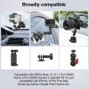 Mechrig Camera Suction Cup Mount with Phone Holder,360Ball Head Magic Arm for Windshield, Dashboard, Boat Mount for GoPro Hero 13/12/11/10/9/, DJI OSMO Action, Insta360 X4/X3 view 2