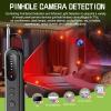 Hidden Camera Detector for Travel, RF Bug Detector & Camera Scanner Detectors for Bugged Cameras, GPS Trackers Hotel/Public Restroom/Car, Bug Detectors and Spy Cameras Finder for Women and Men, Black view 2