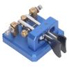Morse Code Key, Blue Double Paddle Telegraph Key Automatic CW Shortwave Telegram Tapper for Amateur Radio Ham Operators view 2